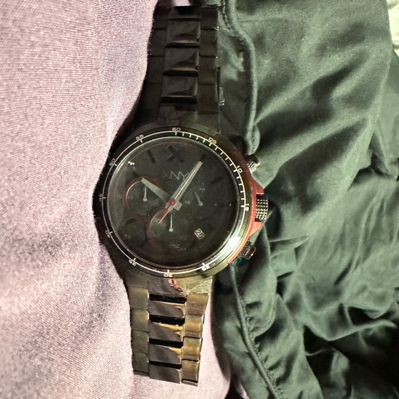 XNY Men's Black-lon Stainless Steel
Chronograph Watch - Picture 1 of 3